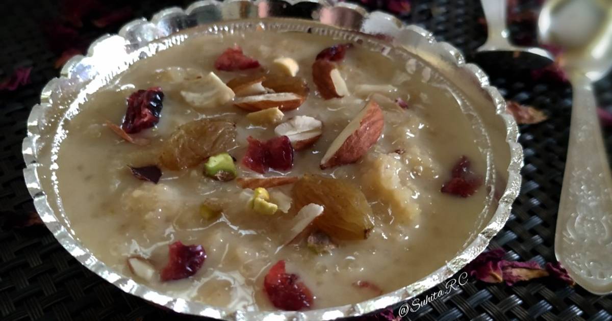 Foxtail Millet Kheer Thinai Payasam Recipe by Suhita Rana Chowdhury👩‍🍳