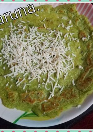 A picture of Coriander Cheela.