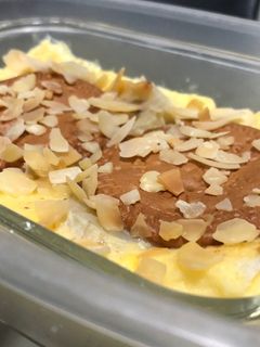 Foto resep Bread Pudding Almond Snack MPASI