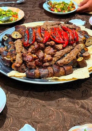 صورة لوصفة لحم شقف مشوي عالفحم