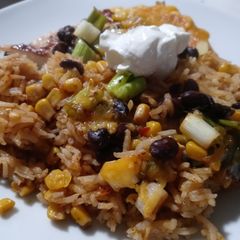 A picture of Easy Tex Mex Style Chicken and Rice.