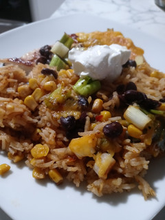 A picture of Easy Tex Mex Style Chicken and Rice.