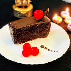 A picture of Eggless truffle pastry.