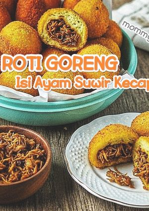 Foto resep Roti Goreng isi Ayam kecap