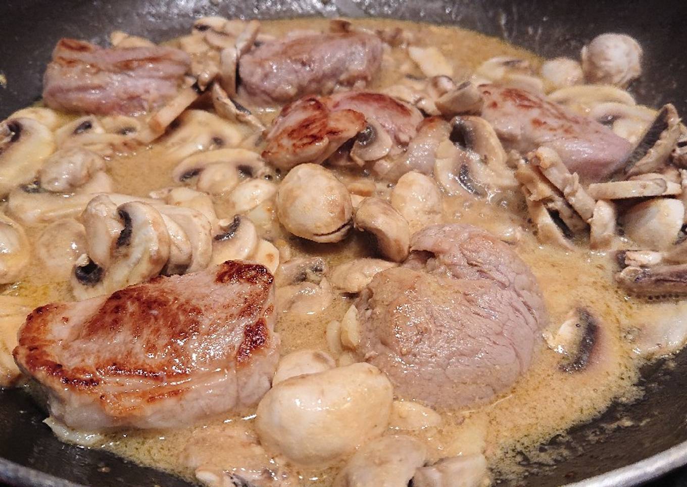 Dijon Mushroom And Pork Medallions