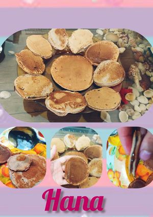 عکسی از دستور پنکیک شکلاتی😋😍🤩🍩