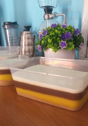 Foto resep Jagung Dessert Box Empat Lapis