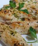 Pitera de pollastre a la planxa amb picada julivert