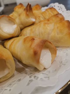 صورة لوصفة معجنات الاقماع باللبنة