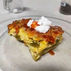 Chilli Relleno Breakfast Bake 🌶️ A picture of Chilli Relleno Breakfast Bake 🌶️.