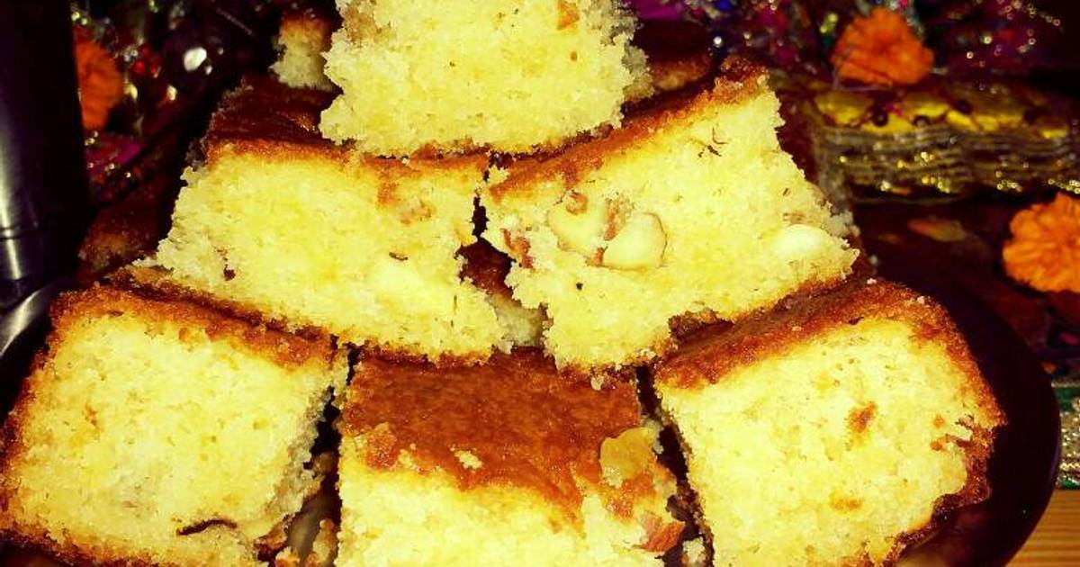 Baath Cake Recipe - A Traditional Goan Coconut Rava (Semolina) Cake