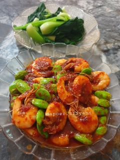 Foto resep Balado udang pete