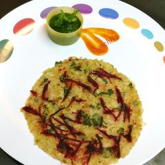 Oats Veggie Chilla A picture of Oats Veggie Chilla.