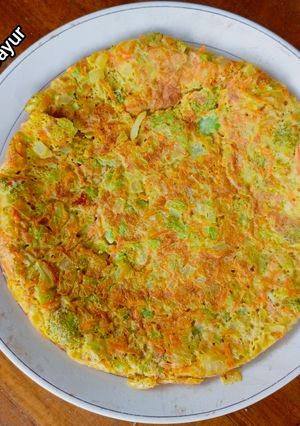 Foto resep Dadar Telur Sayuran