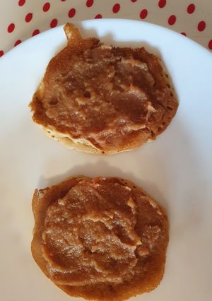 Almás amerikai palacsinta házi birsalma lekvárral recept fotója