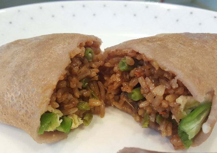 Resep Dadar gulung nasi goreng Anti Gagal