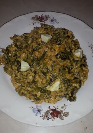 صورة لوصفة شكشوكة سلق