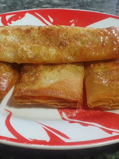 Una foto de Rollitos de primavera