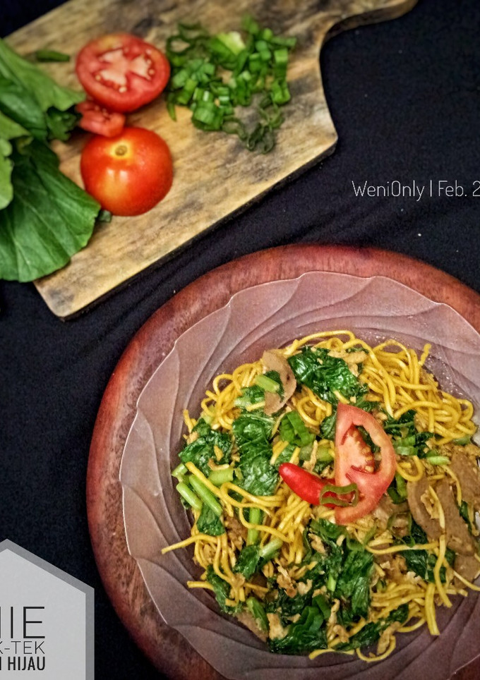 Foto resep Mie Tek-Tek Sawi Hijau