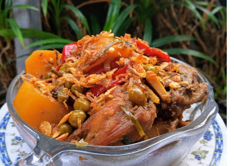 Ayam kentang masak kecap