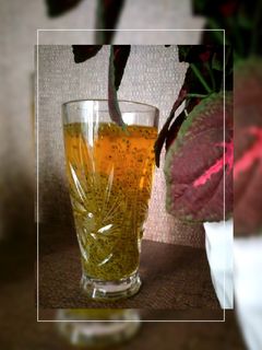 عکسی از دستور شربت زعفران و تخم شربتی