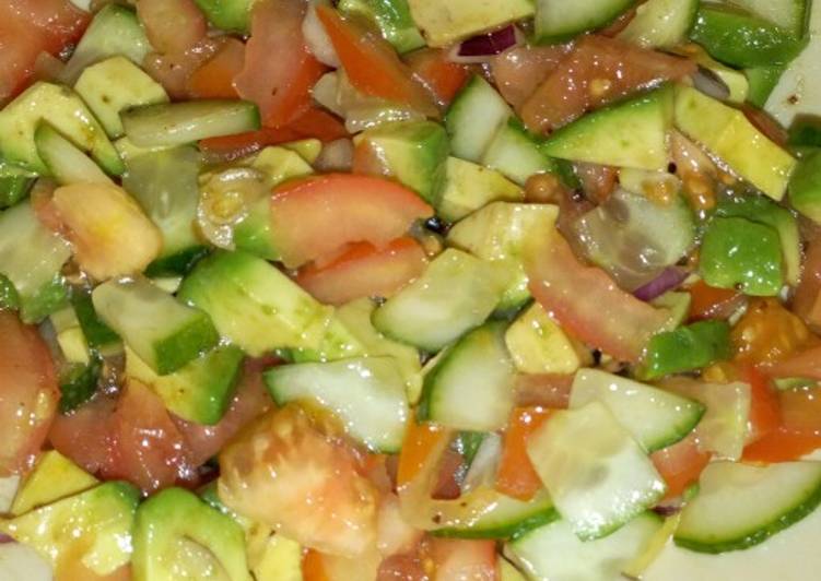 Simple Way to Prepare Super Quick Homemade Avocado salad🥗
