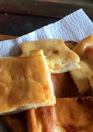 Una foto de Tarta licuada de jamón y queso
