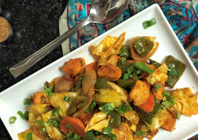 Chicken Stir Fry - South Indian flavour