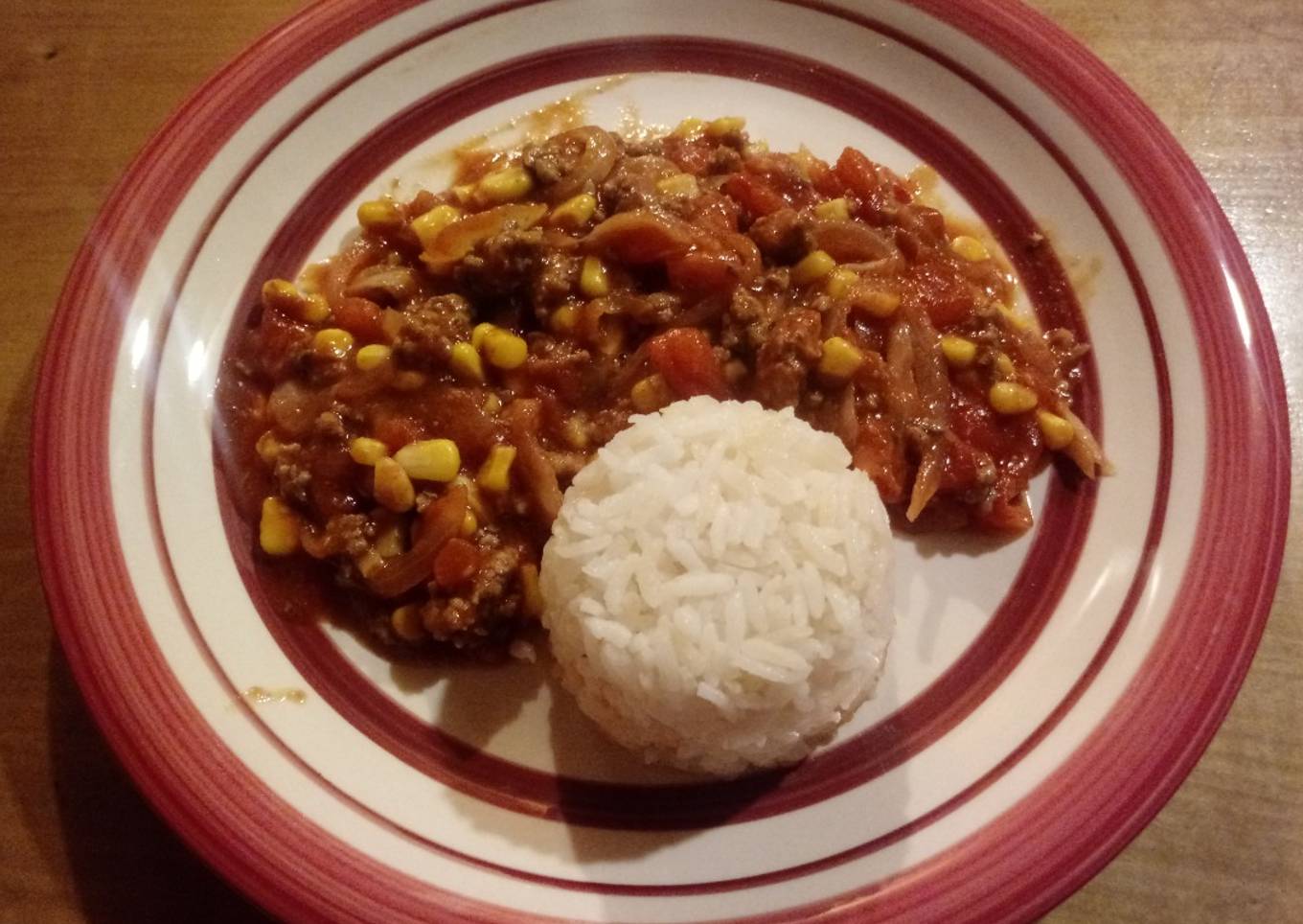 Tomaticán sin caldo (con carne molida)