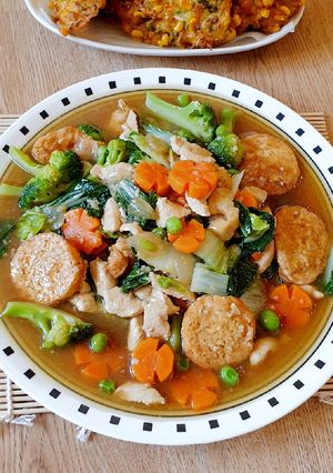 Foto resep Sapo tahu ayam