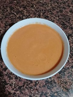 Una foto de Salmorejo de Sandía