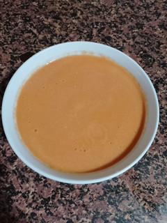 Una foto de Salmorejo de Sandía