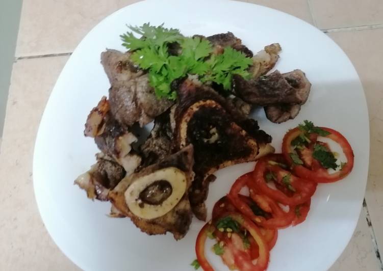 Grilled oven beef