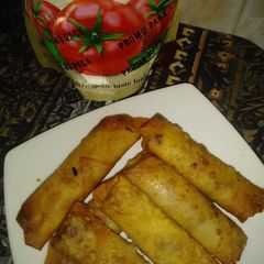 Chicken Spring Rolls A picture of Chicken Spring Rolls.