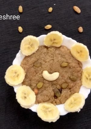 A picture of Jowhar Banana Halwa.