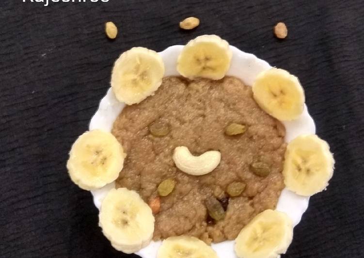 Recipe of Quick Jowhar Banana Halwa