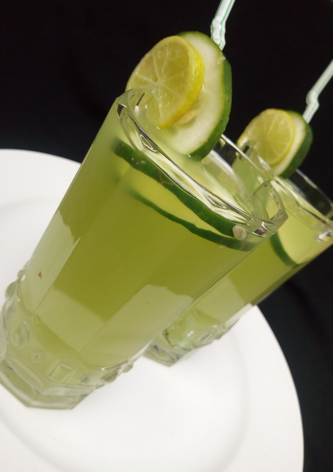 A picture of Cucumber and Ginger juice.