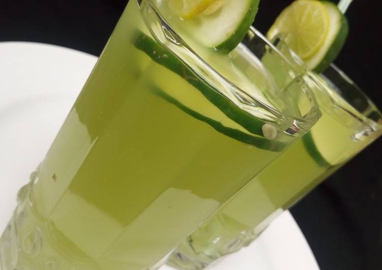 Recipe of Perfect Cucumber and Ginger juice