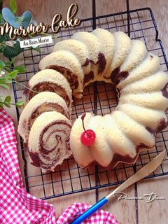 Foto resep Marmer Cake Tanpa Kulit