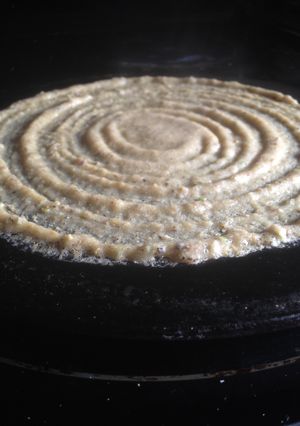 A picture of Broken Wheat Ada/Lentil Crepe.