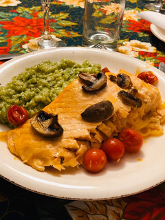 Una foto de Salmón de nochebuena