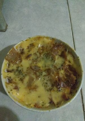 Foto resep Salty Bread pudding