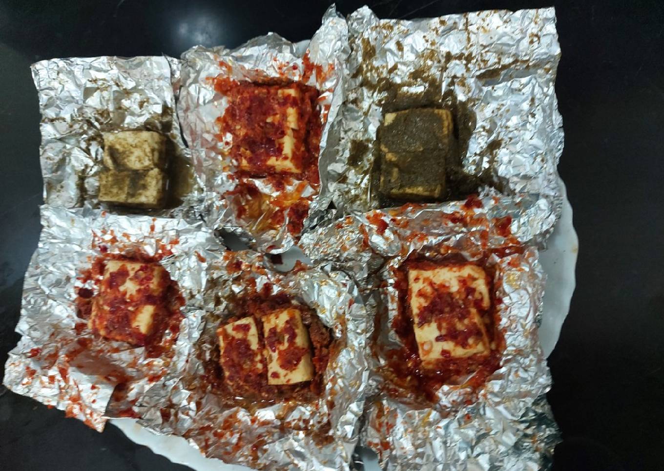 Steam paneer sauce/chattny/ foil peket