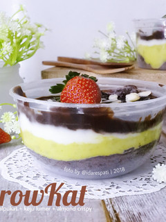 Foto resep Brownies Alpukat: Browkat Dessert Box