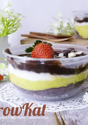 Foto resep Brownies Alpukat: Browkat Dessert Box