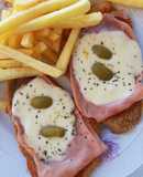 Milanesas a la Napolitana con papas fritas
