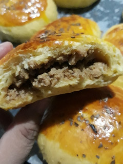 Foto resep Roti Ayam Lada Hitam/Roti Baso Ayam