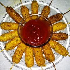 A picture of Phuljhadi kebabs.