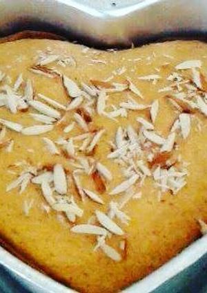 A picture of Eggless Vanilla cake.