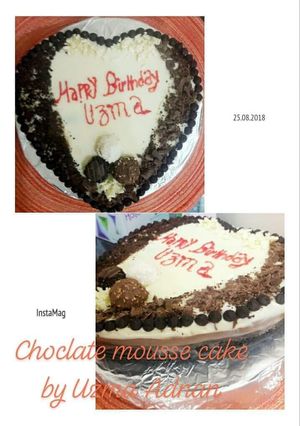 A picture of Chocolate mouse cake.